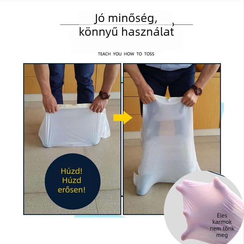 Macskaalomhoz való liner, egyszer használatos, vastag LDPE, kanál nélkül (Anyag: LDPE; Vastagság: Vastag; Használat: Macskaalom)