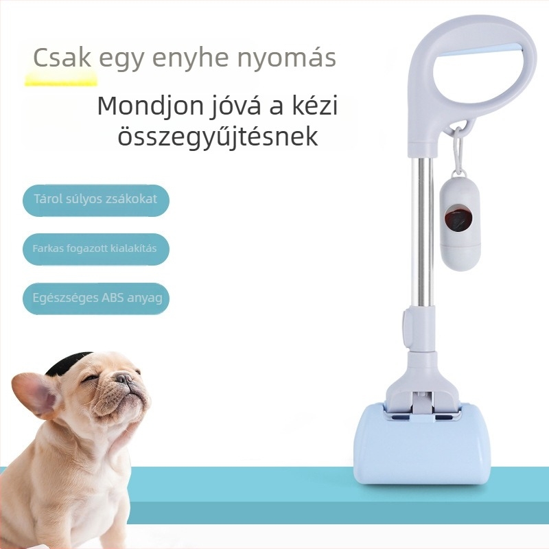 Behúzható háziállat-hulladékgyűjtő – műanyag, hordozható, tisztítóeszköz