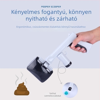 Hordozható műanyag ürülékgyűjtő kutyáknak zacskókkal – Pet Baihui, 48 db/csomag