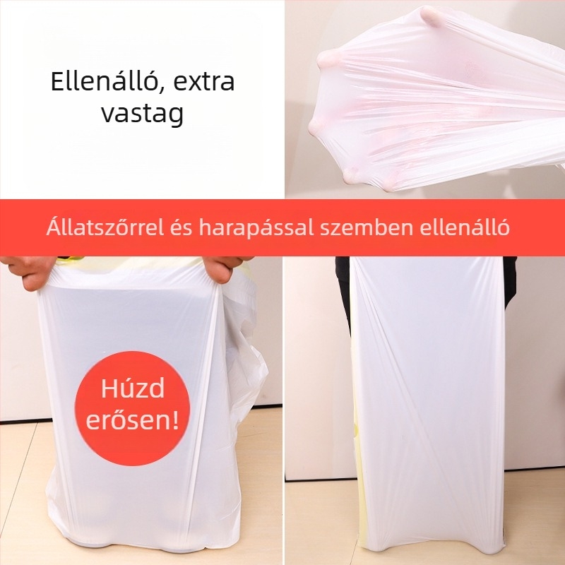 Egyszer használatos macskaalom-zsákok a macskaalmotához – vastagított, hordozható, egy használatra alkalmas