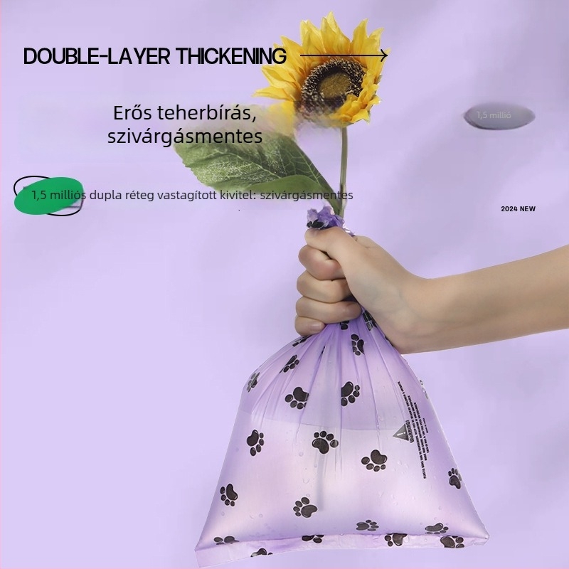 Biológiailagil lebomló kutyapiszák, lapos nyílású kivitel, EPI anyag, megerősített