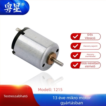 Miniatűr DC kefés motor elektromos borotvákhoz, gyümölcspréshez és játékokhoz — ISO tanúsítvány, feszültség <36V
