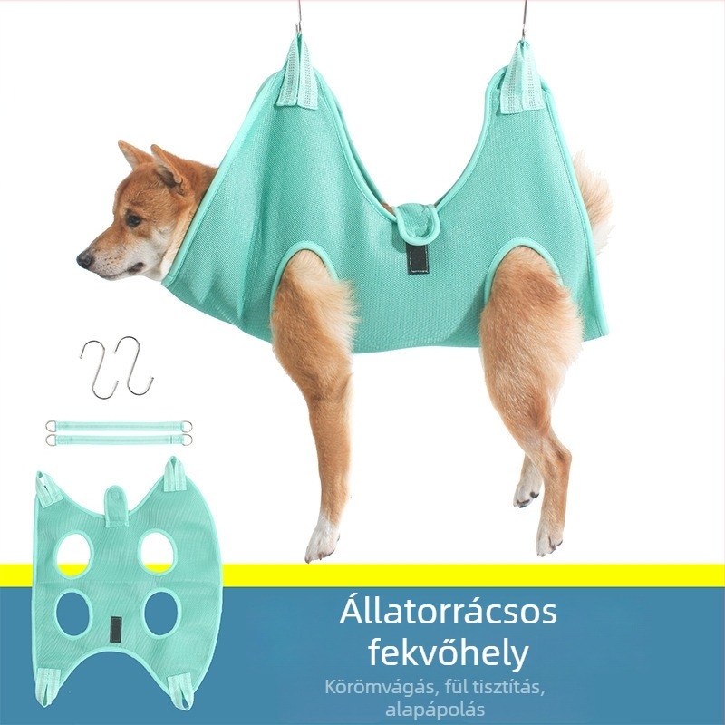 Állatgrooming függőágy a körömvágáshoz, fülápoláshoz és fürdetéshez — Zhen duo, nem szőtt anyag