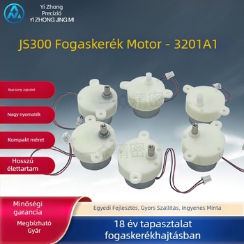 JS300 fogaskerekes mikromotor DC, szénkefés, egyenáram, 36V alatt