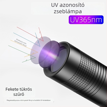 UV365 körömlámpa és UV LED világítás, újratölthető LED, alumíniumötvözet test, 5W 1200mAh