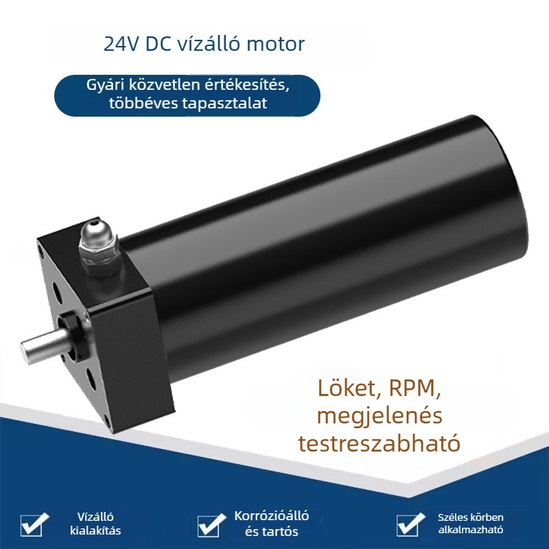 120W vízálló alatti hajtómű, kompakt tűzoltó vízkanón, DC brushless motor védelemmel