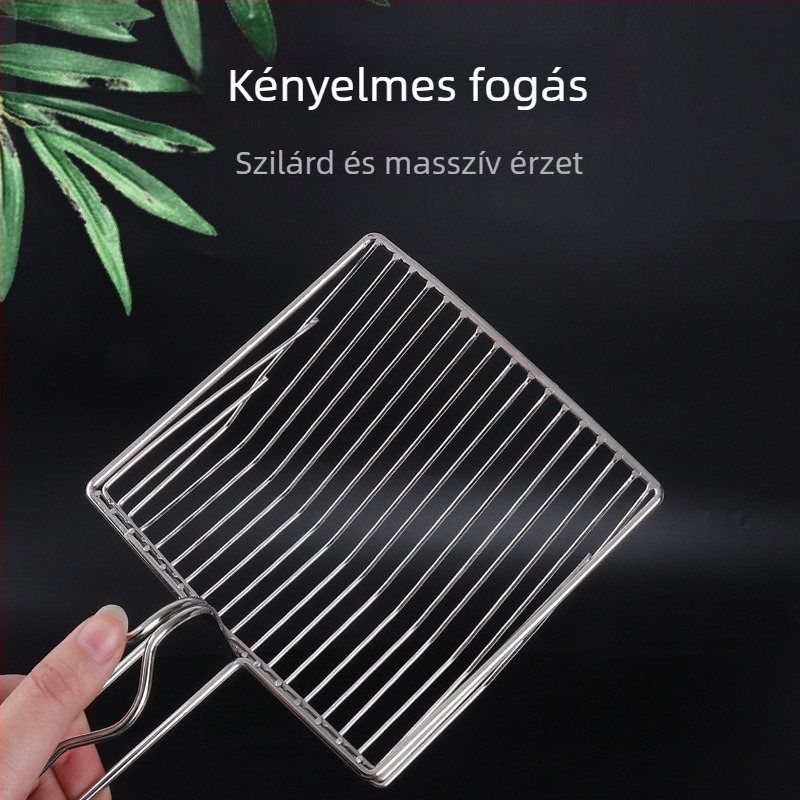 Fém macskaalom lapát, korrózálló, akasztóval, Pet Baihui márka, 0,16 kg