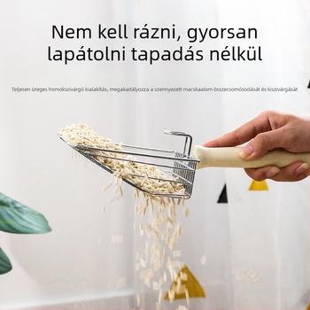 Új modell macskaalom lapát, megnagyított és megvastagodott, akasztós kivitel, macska kiegészítők