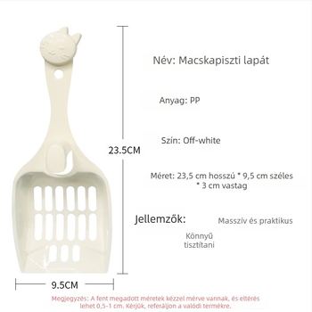 Macskaalom Lapát, Műanyag, Macskáknak, Márka Pet