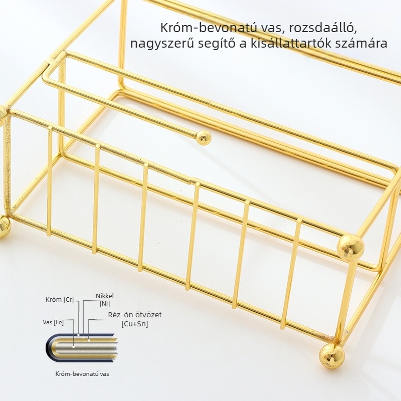 Integrált macskaalom-kanál, méretes rozsdamentes acélból