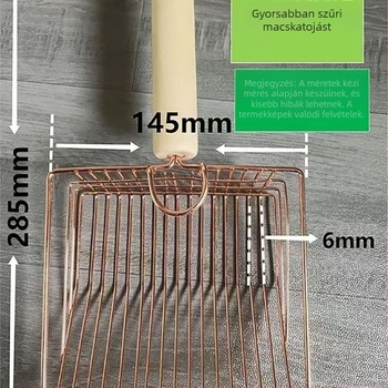 Macskaalom-lapát - műanyag, nem importált, nem ajándék