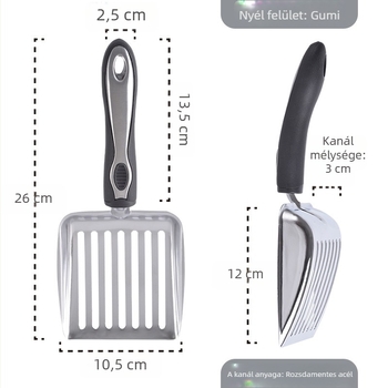 Macskaalomhoz való műanyag kanál, modell Pvc-c-004, Márka: Egyéb, Importált: Nem