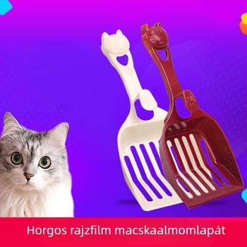PVC-ből készült macskaalom lapát, kis méret, nagy nyílású