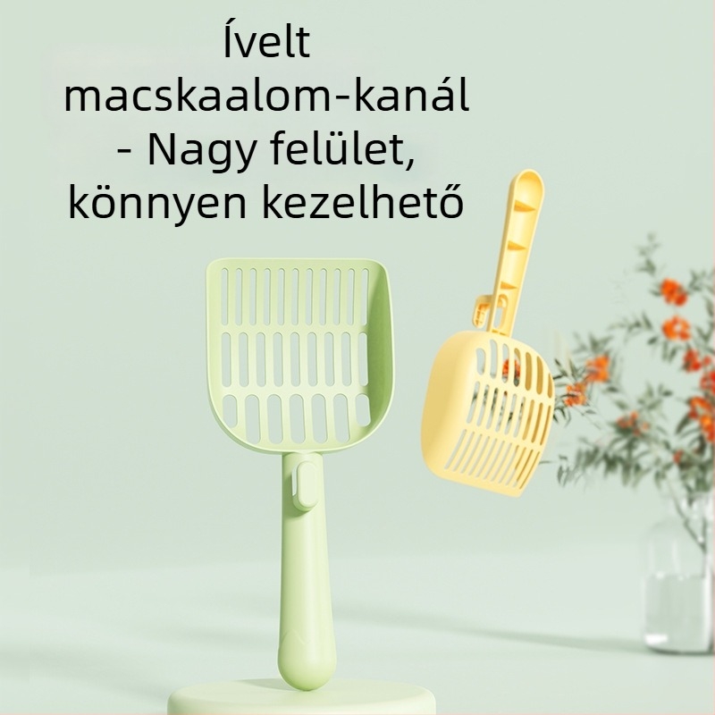 Aiwo műanyag macskaalom kanál
