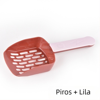 Macskaalom lapát finom lyukú szitával (ABS műanyag; macskáknak; márka Pastoral Star)