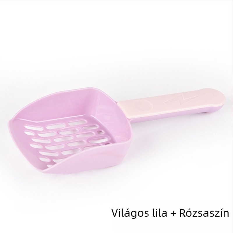 Macskaalom lapát finom lyukú szitával (ABS műanyag; macskáknak; márka Pastoral Star)