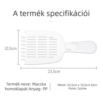 Macskaalom kanál üreges dizájnnal, műanyagból, független márkájú