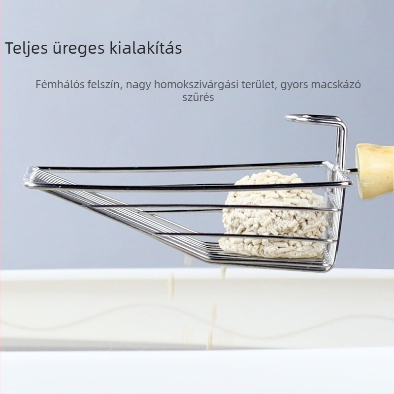 Huiduoduo fém macskapisiltó lapát akasztóval, macskákhoz