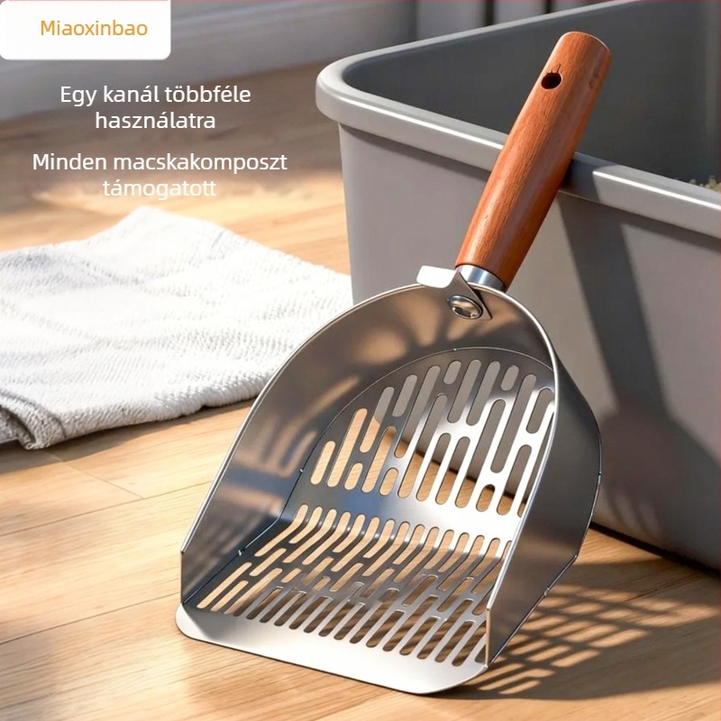 Macskaalmotó kanál, 201 rozsdamentes acélból, alkalmas macskáknak és kutyáknak, vállalati ajándék