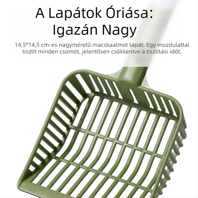 Meowlis macskaalom lapát – nagy méret, mindent egyben, hordozható