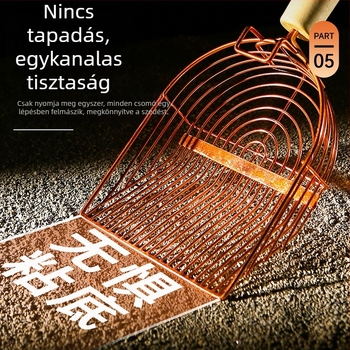 Macskaalom Lapát, fémből, nem importált, privát címkézésre alkalmas