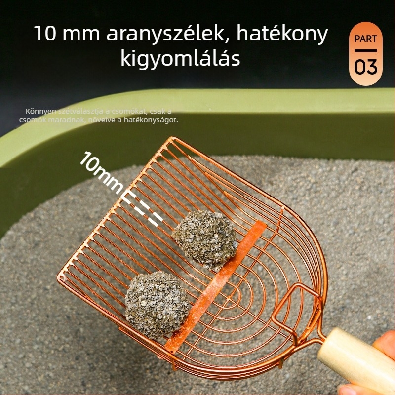Macskaalom Lapát, fémből, nem importált, privát címkézésre alkalmas