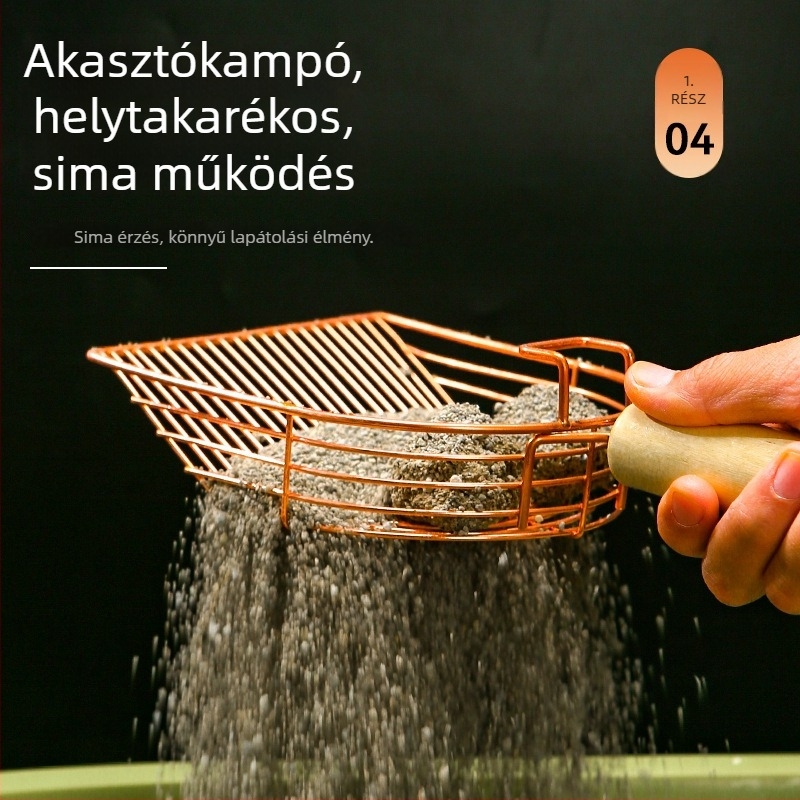 Macskaalom Lapát, fémből, nem importált, privát címkézésre alkalmas