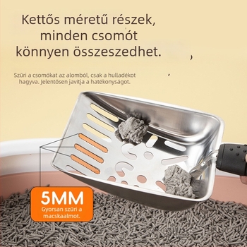 Nagy macskaalom-kanál – tofu alomhoz, tisztító eszköz