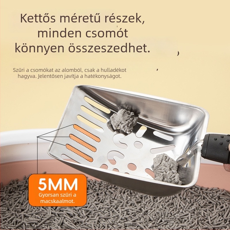 Nagy macskaalom-kanál – tofu alomhoz, tisztító eszköz
