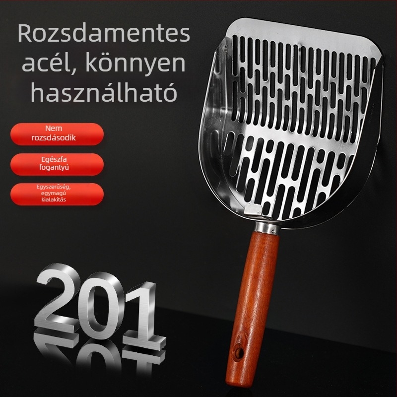 Macska almotál kanál 201 rozsdamentes acélból; macskák számára; márkátlan; nem importált
