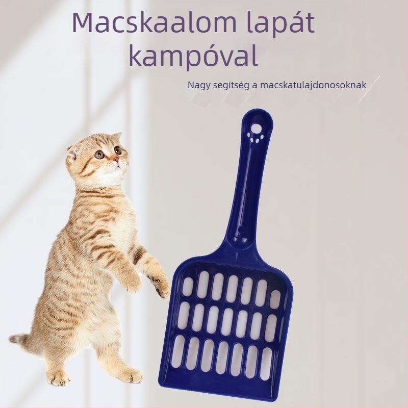 Macskaalomkanál hosszú nyéllel, üreges kialakítás, nagy méret