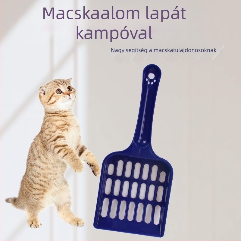 Macskaalomkanál hosszú nyéllel, üreges kialakítás, nagy méret