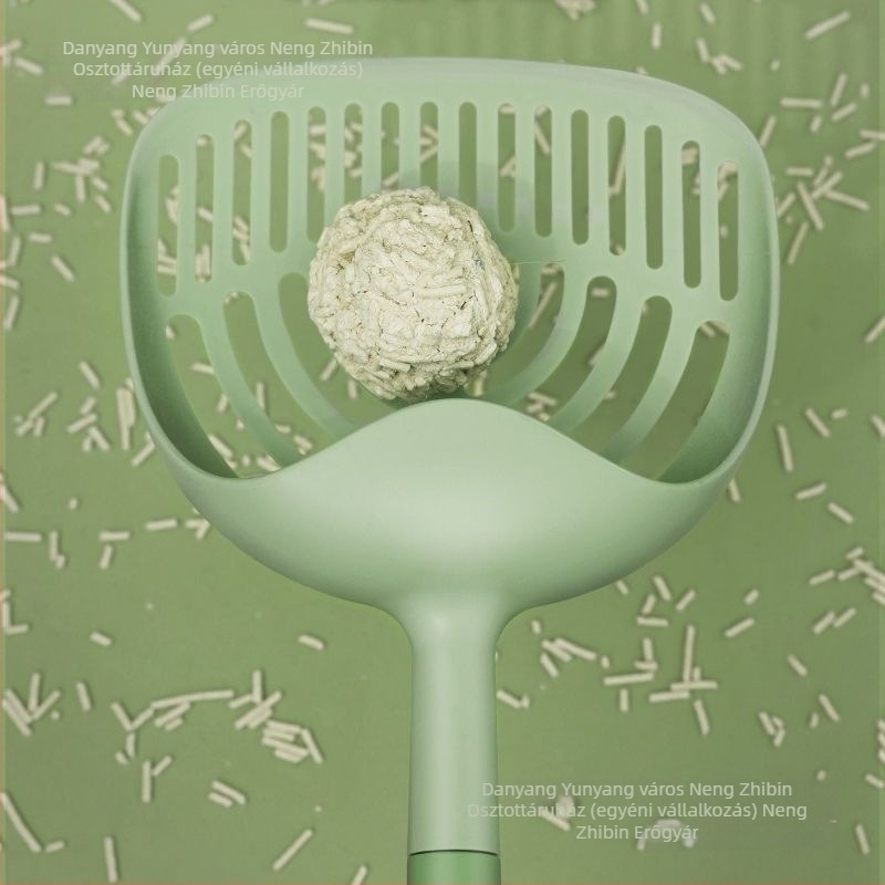 Macskaalomkanál hosszú nyéllel — műanyag, magánmárkás