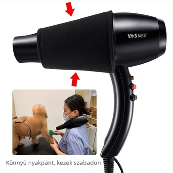 Állatbarát hajszárító cicák és kutyák számára – modell Lb-820b, 1600-1999W, AC motor, spirálfűtőelem, 220V