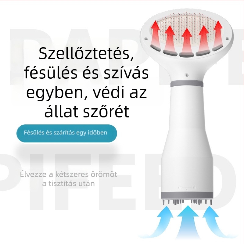 Kutyák és macskák szőrzetének szárítására és fésülésére szolgáló all-in-one készülék – háztartási használatra, 1000W alatt, 220V
