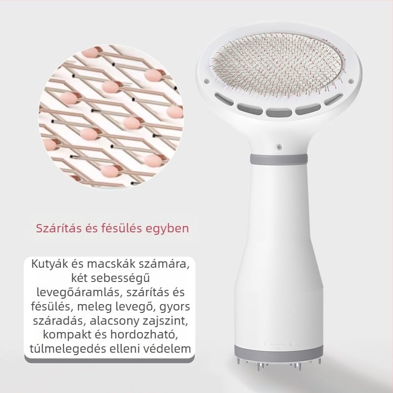 Kutyák és macskák szőrzetének szárítására és fésülésére szolgáló all-in-one készülék – háztartási használatra, 1000W alatt, 220V