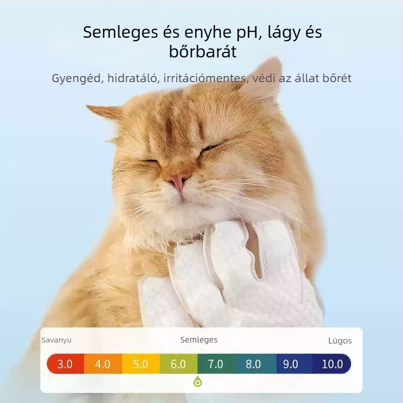 Állatok tisztítására szolgáló egyszer használatos kesztyű – nem szőtt anyag, 20 db, kutyák számára, márka: Sweet words from the heart