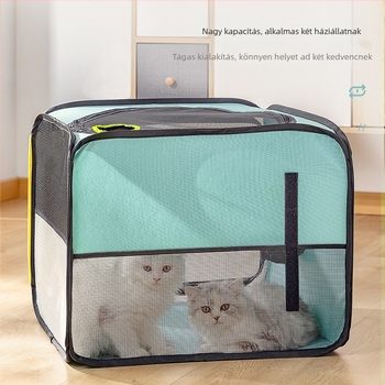 Háztartási állat-szárító doboz macskának és kutyának, összecsukható, nagy ablakkal, Modell 120, Teljesítmény 1000 W alatt