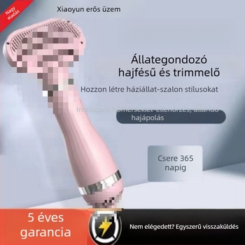 Háziállat-szőrszárító – minden egyben fürdetéshez és gyors szárításhoz, DC motor, 2000W+, spirális fűtőelem, túlmelegedés elleni védelem, feszültség ≤36V