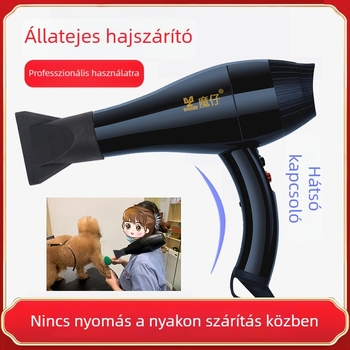 Háziállatok hajszárítója, modell MZ-217, 2000W+ teljesítmény, AC motor, túlmelegedés elleni védelem, 220V