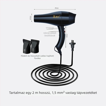 Háziállatok hajszárítója, modell MZ-217, 2000W+ teljesítmény, AC motor, túlmelegedés elleni védelem, 220V