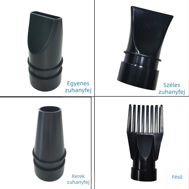 Állati szőrzet szárító kiegészítők állítható fúvóka, tömlőcsatlakozó és elsőfedél — 1000W alatt, túlmelegedés elleni védelem, univerzális kompatibilitás
