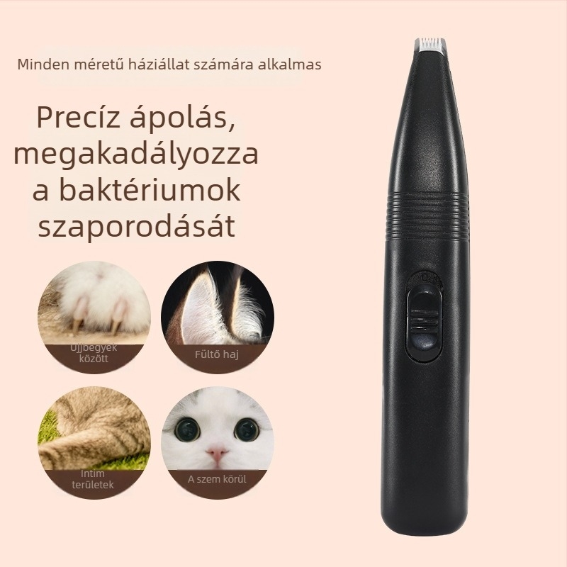 Kutyák számára készített elektromos hajvágó, száraz elemmel működik