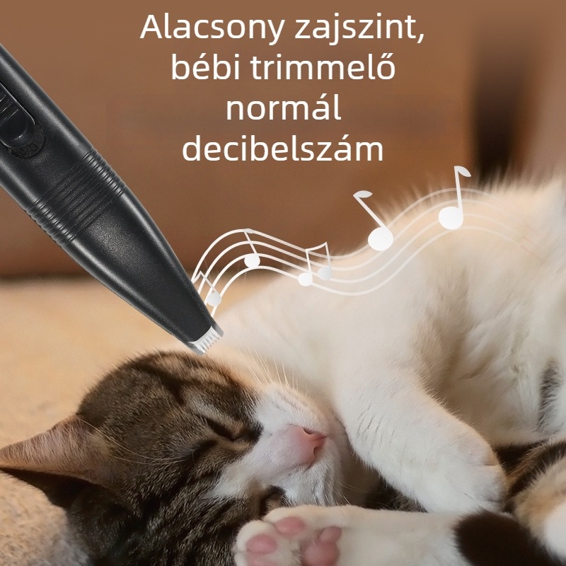 Kutyák számára készített elektromos hajvágó, száraz elemmel működik