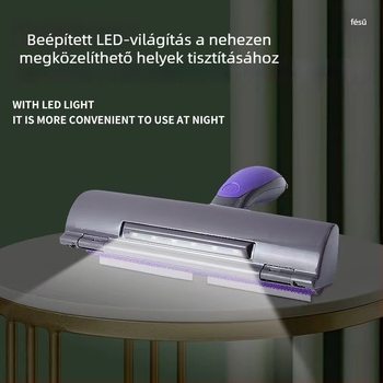 Kutyák számára LED világítással és vibráló görgővel ellátott szőr eltávolító kefe — ABS + poliészter, típus: fésű-kefe, 60 db-os csomag