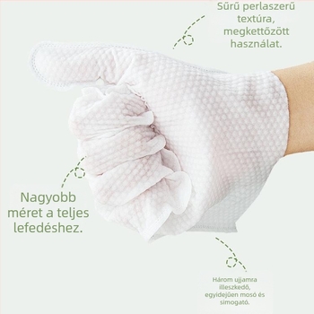 Vicpa Kutyaszőr ápolására szolgáló egyszer használatos kesztyű, nemszövött anyag, spa tisztítás, 50 darabos csomag