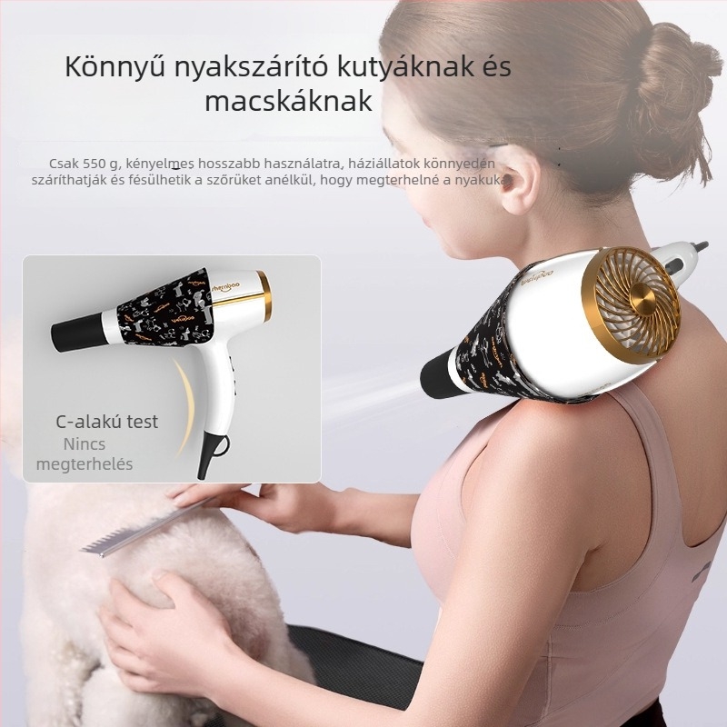 Hd-101 Kisállat hajszárító macskáknak és kutyáknak, AC motor, 1200–1599 W, 220 V, Túlmelegedés elleni védelem