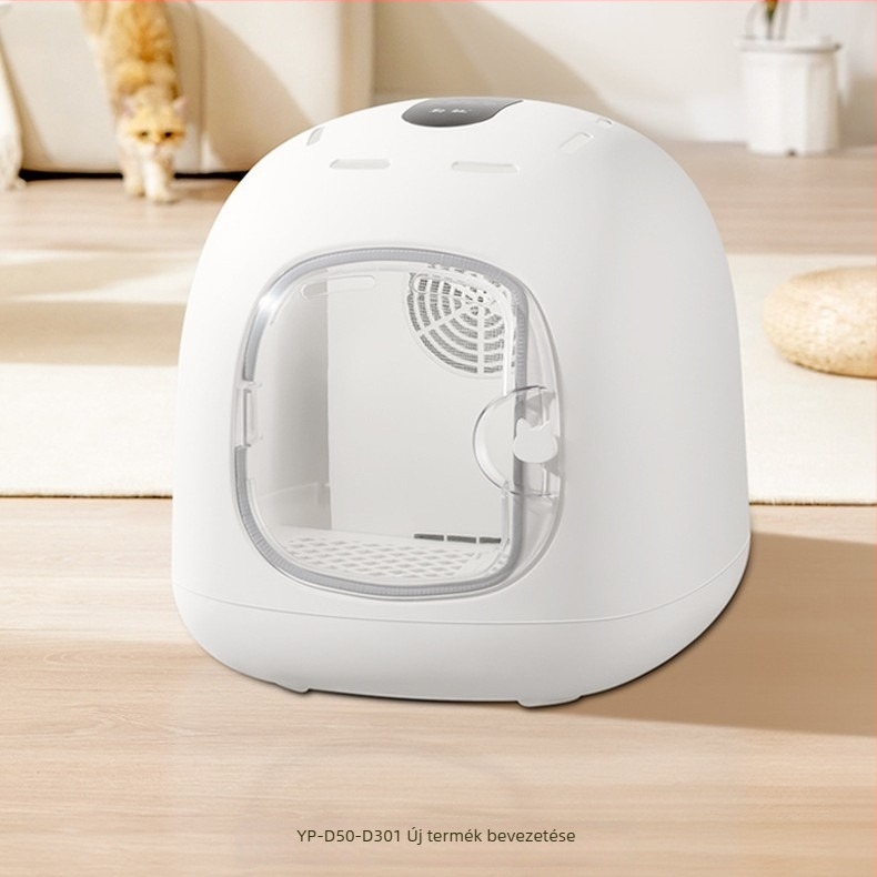 Háziállat-szárító, automatikus szárítókamra macskáknak és kutyáknak, modell YPD301, 2000W fölött, 110V, PTC fűtőelem, DC motor