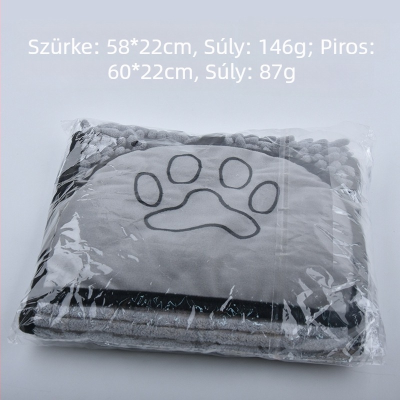 Háziállat fürdető törölköző - korall fleece, kutyák számára, 120 darab, Egyéb tisztító- és kozmetikai termékek
