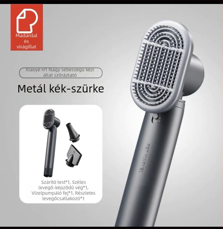 Háziállatok ápolására szolgáló hajszárító – mindent egyben macskáknak és kutyáknak, modell Ono H1, 1000W alatt, AC motor, spirál fűtőelem, 220V